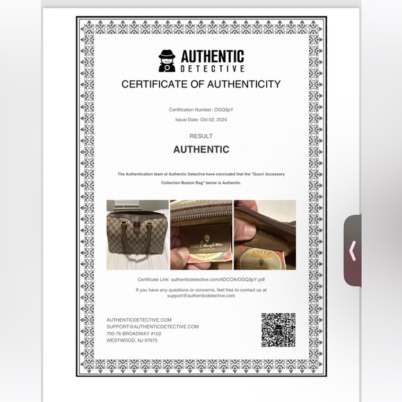 Gucci sherry line accessory collection Boston bag - Picture 5 of 16